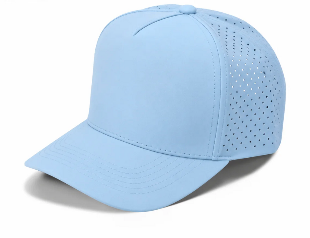 Gorra Lisa Curva 5 Paneles Microlaser Impermeable 6010