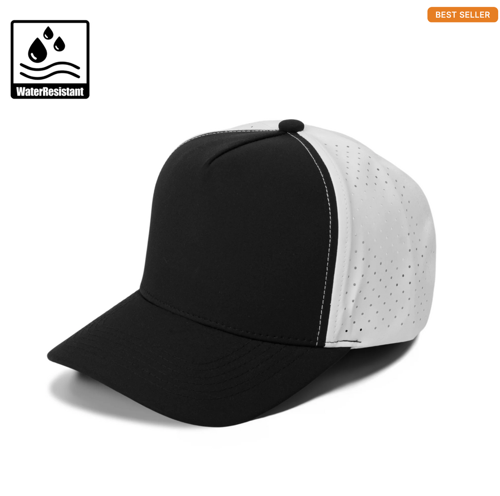 Gorra Lisa Curva 5 Paneles Microlaser Impermeable 6010
