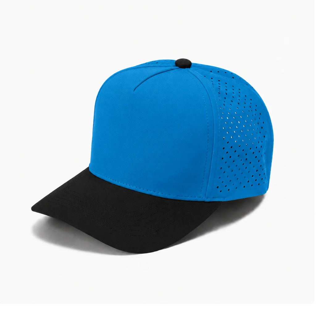 Gorra Lisa Curva 5 Paneles Microlaser Impermeable 6010
