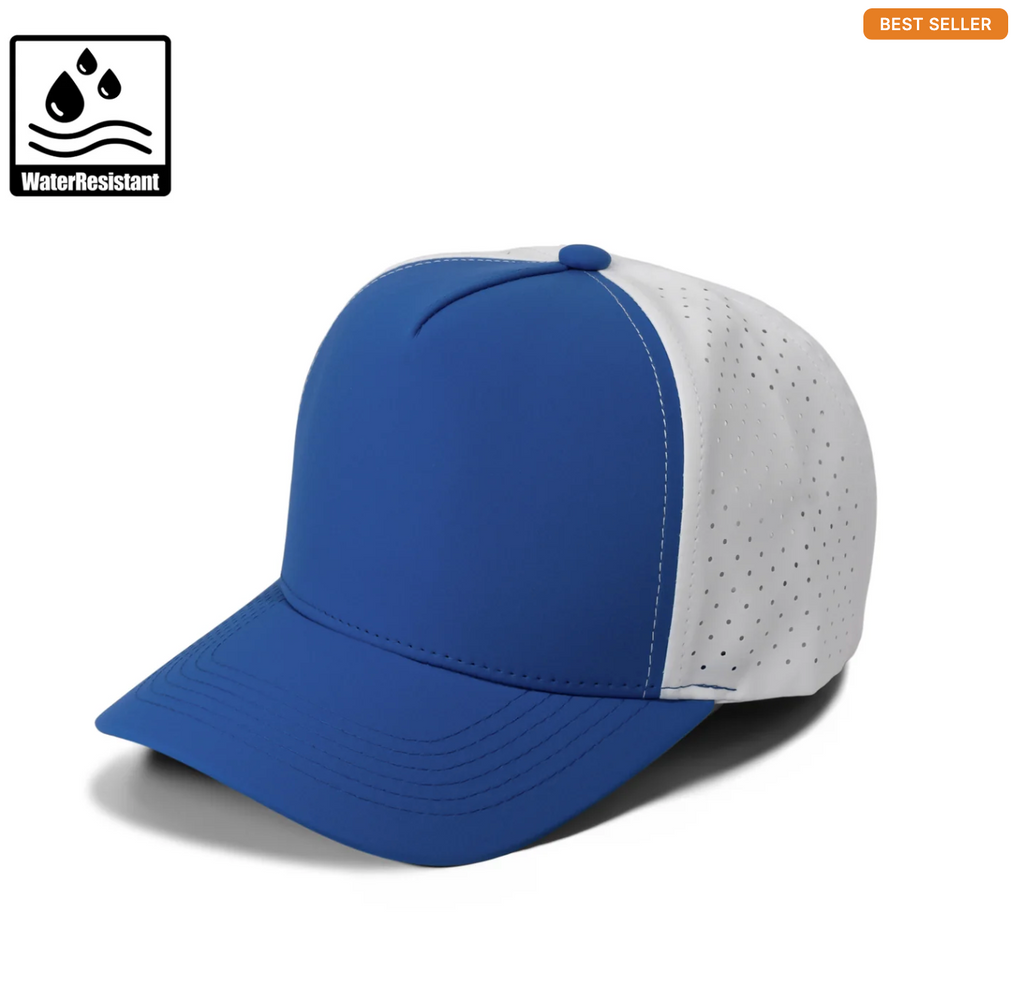 Gorra Lisa Curva 5 Paneles Microlaser Impermeable 6010