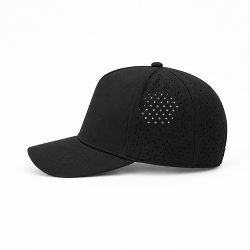 Gorra Lisa Curva 5 Paneles Microlaser Impermeable 6010