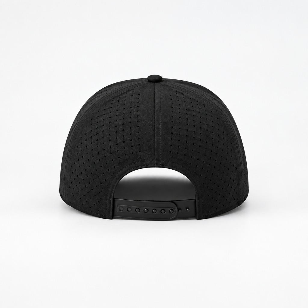 Gorra Lisa Curva 5 Paneles Microlaser Impermeable 6010