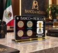 Exhibidor de Monedas Mundial 2026 Premium