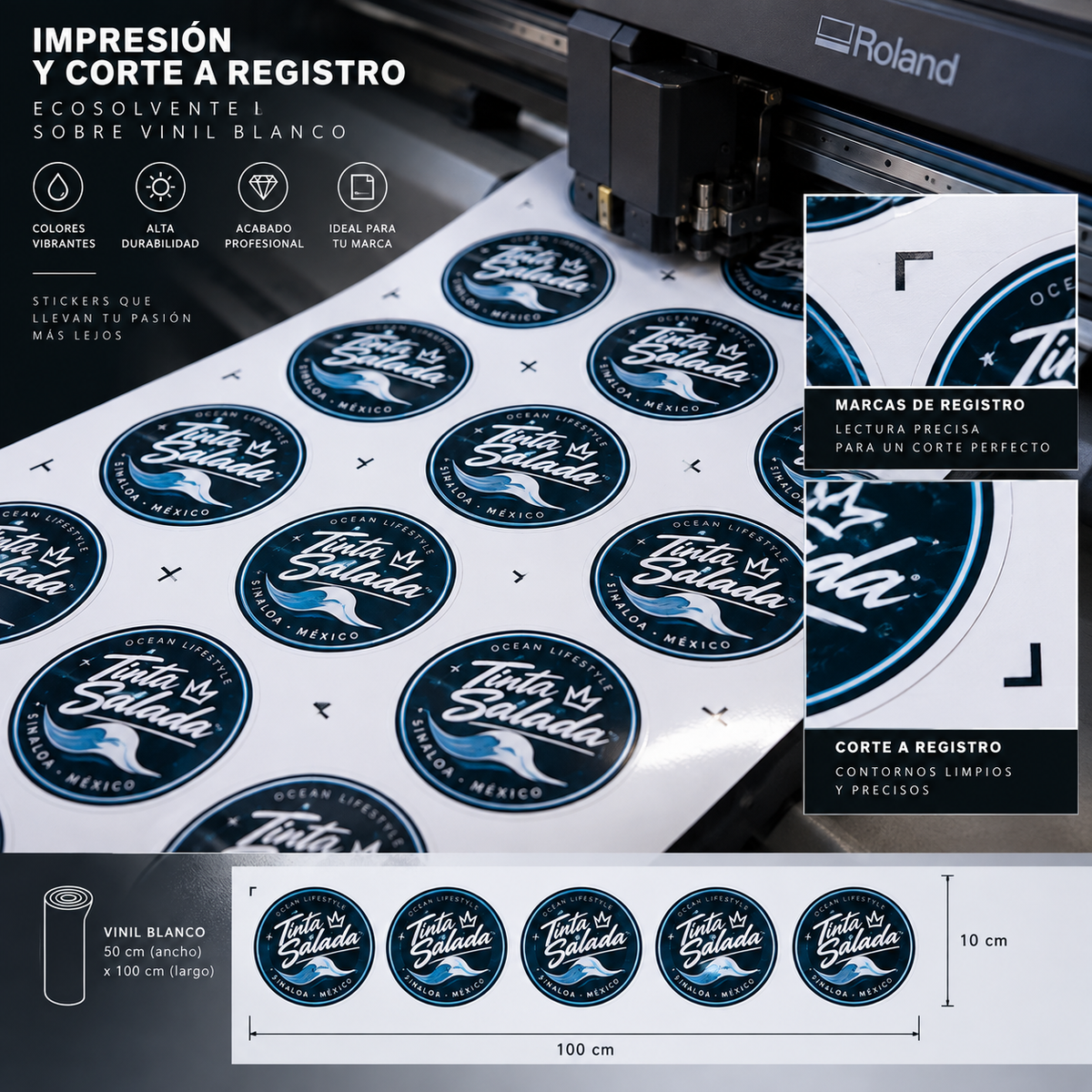 Stickers de Vinil Blanco