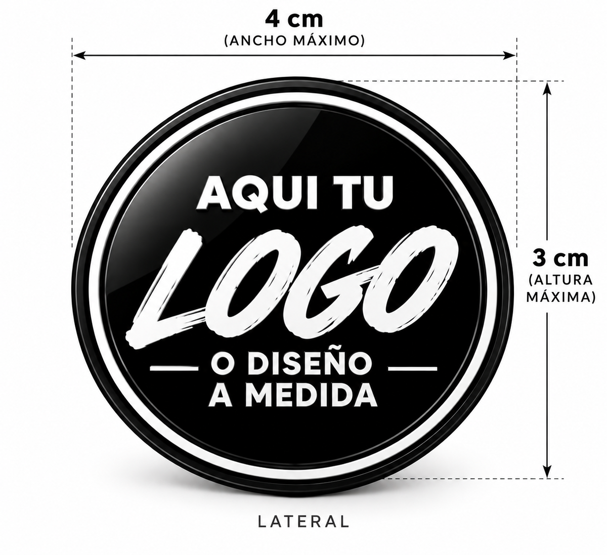 Placa Personalizada para Gorra