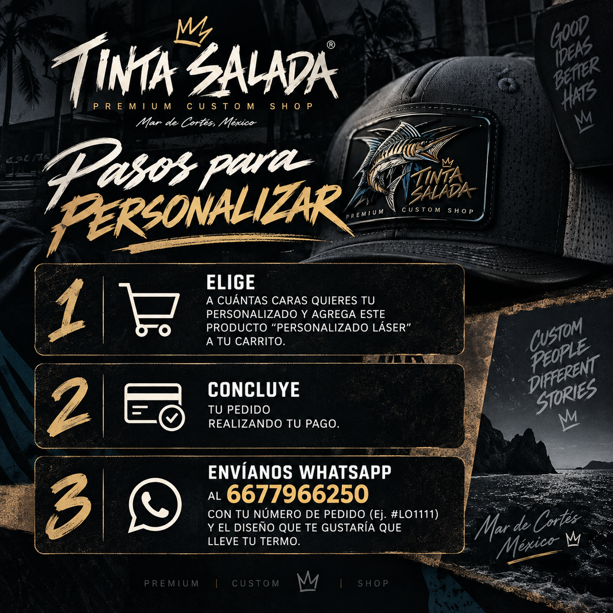 Placa Personalizada para Gorra