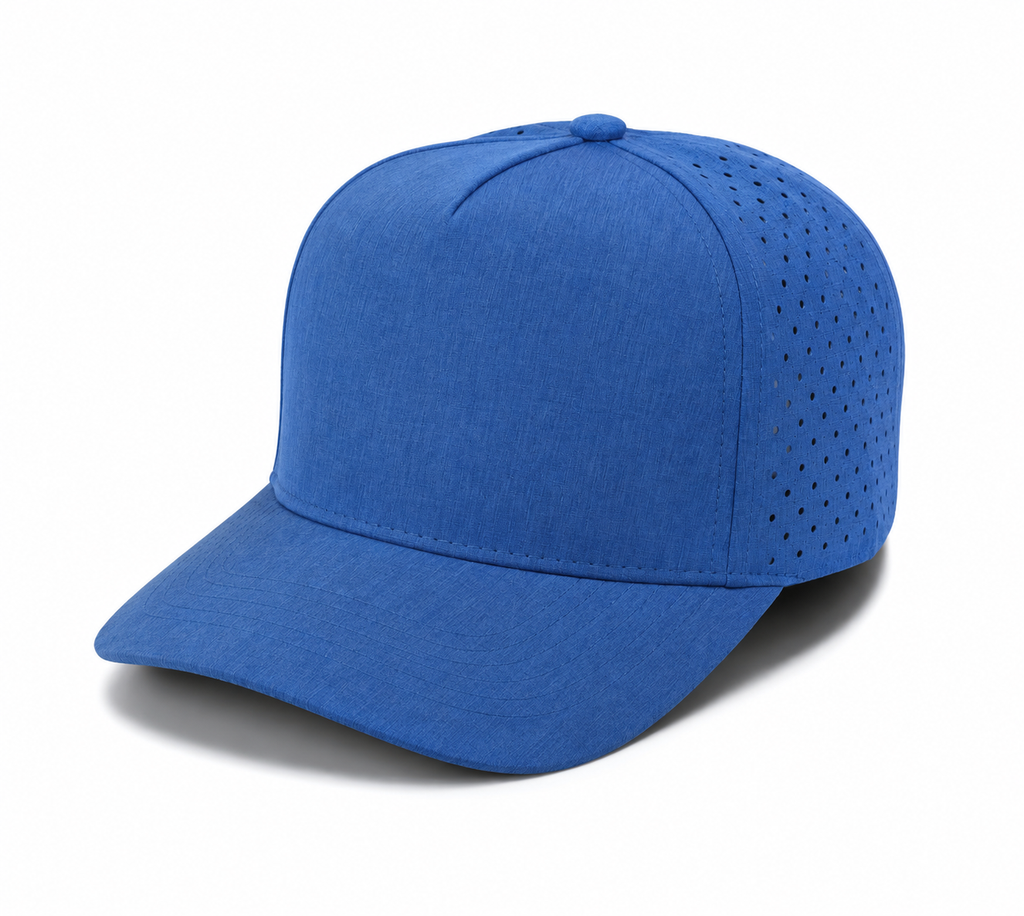 Gorra Lisa Curva 5 Paneles Microlaser Impermeable 6010