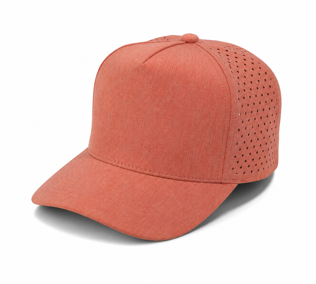 Gorra Lisa Curva 5 Paneles Microlaser Impermeable 6010