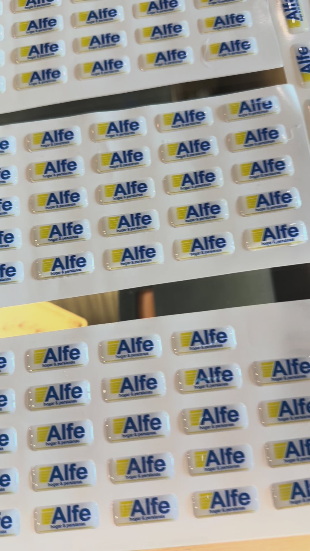 Stickers con Resina
