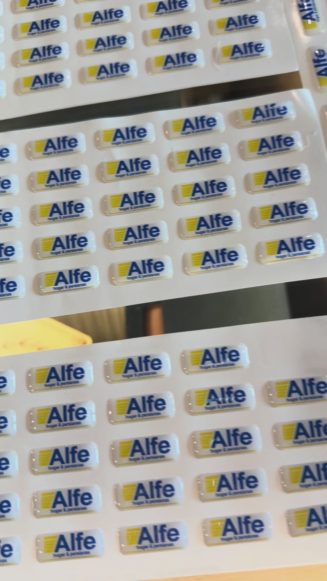 Stickers con Resina
